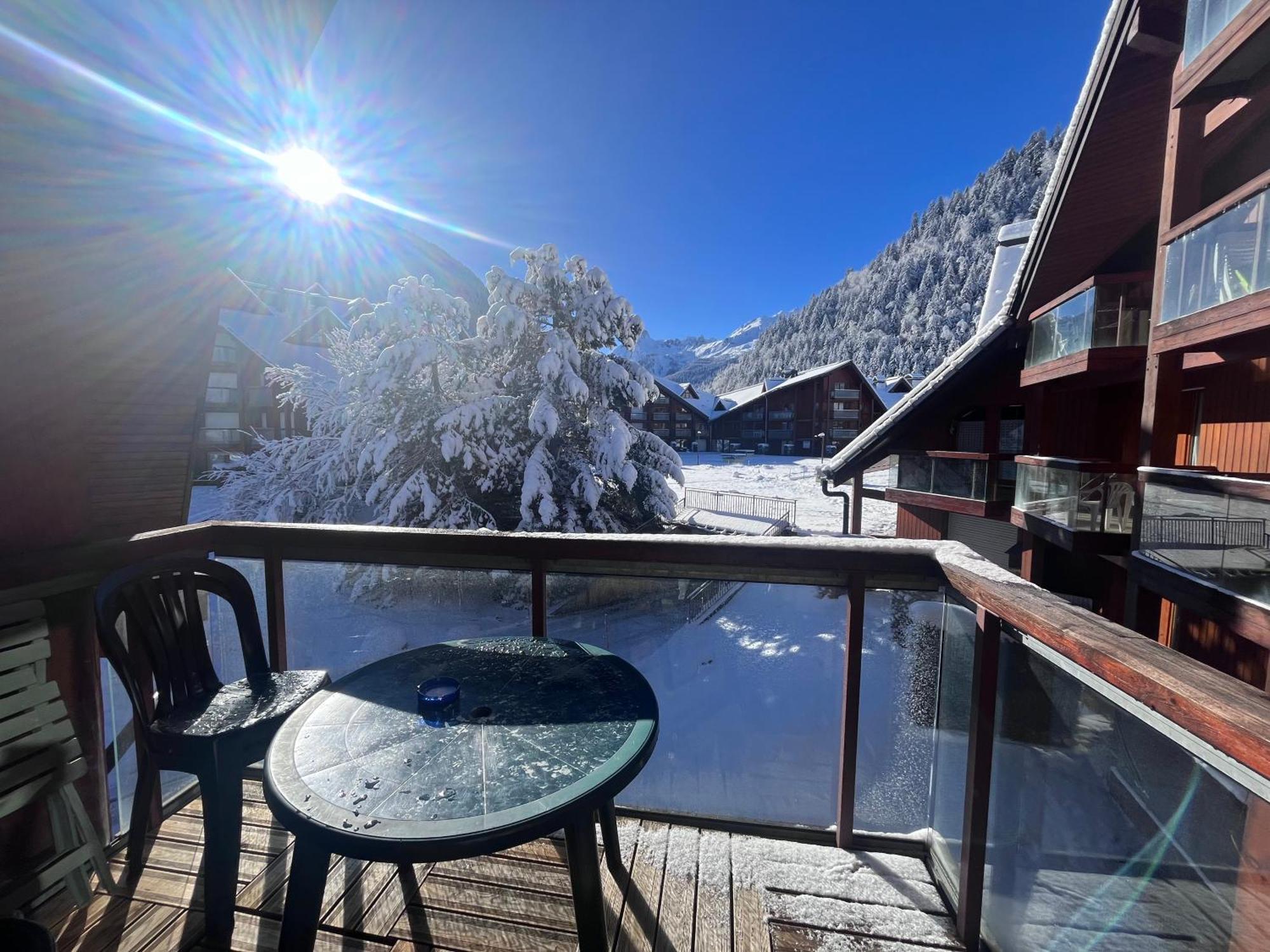 Appartement Aux Pieds Des Pistes En Plein Soleil à Les Contamines-Montjoie Extérieur photo